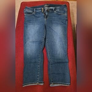 Torrid Dark Blue Ankle Jeans